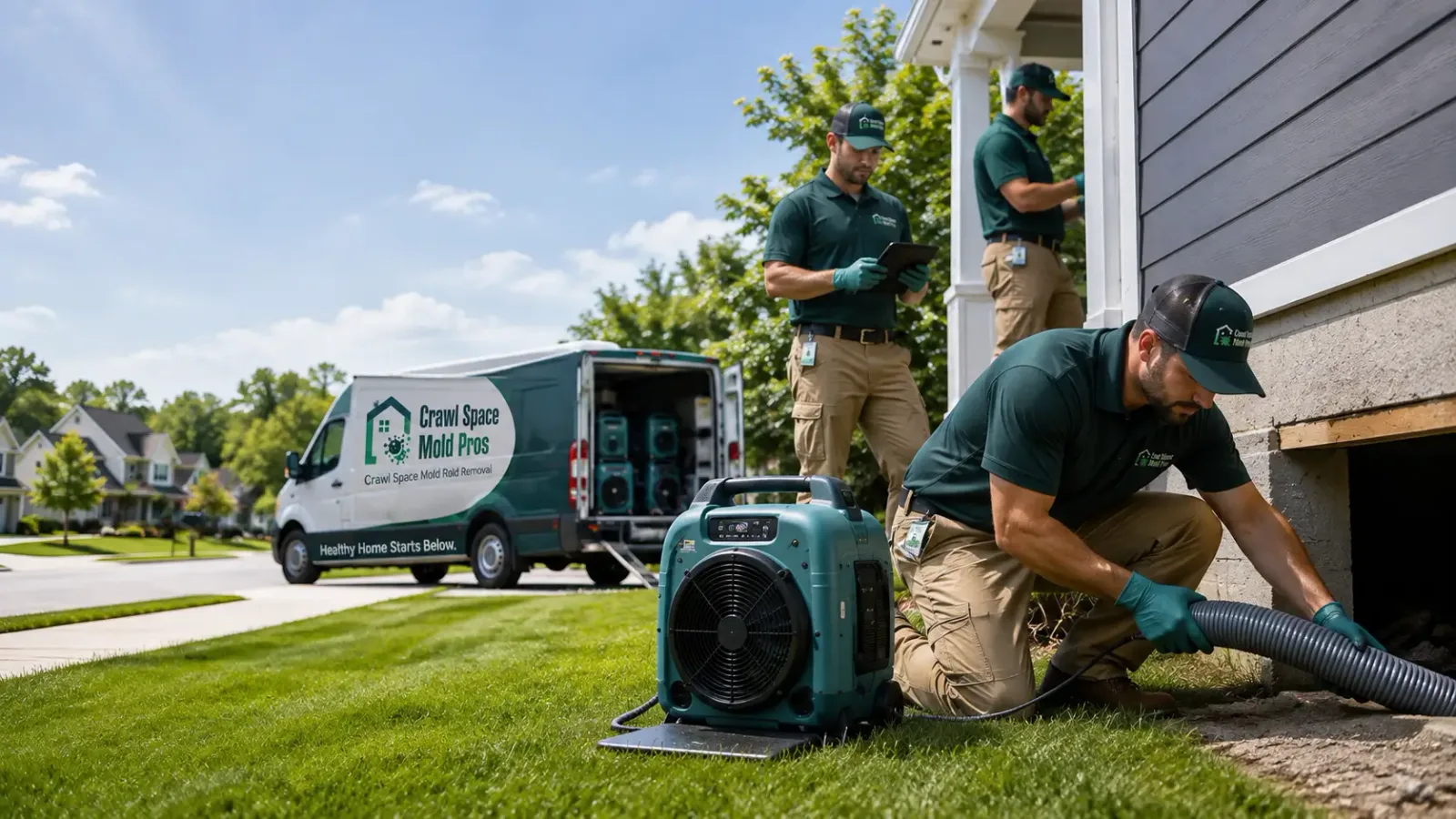 Crawl Space Mold Removal in Galena, MD